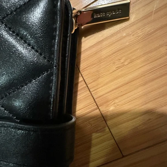 Kate Spade Black Quilted Wallet - Picture 6 of 6